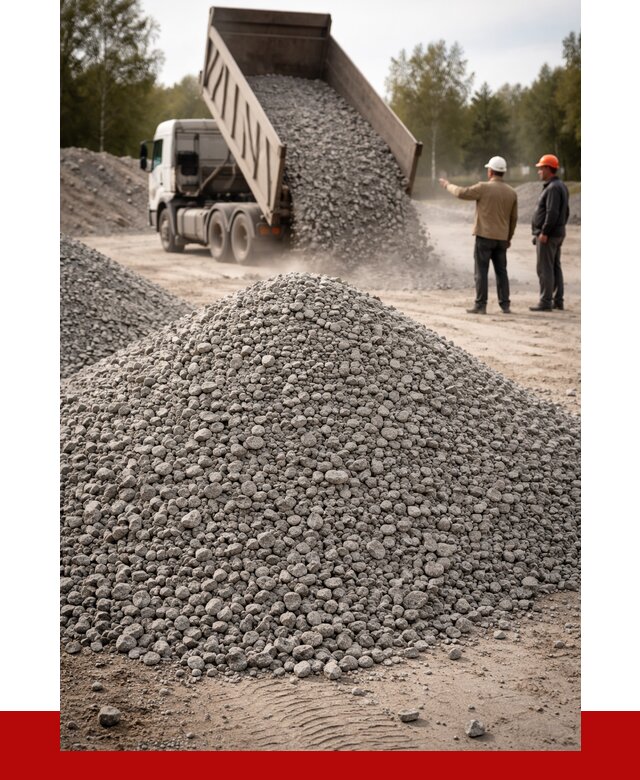 Гранитный щебень фракция 0-5 в Мичуринске от 3003 руб ПРОНЕРУДМчр