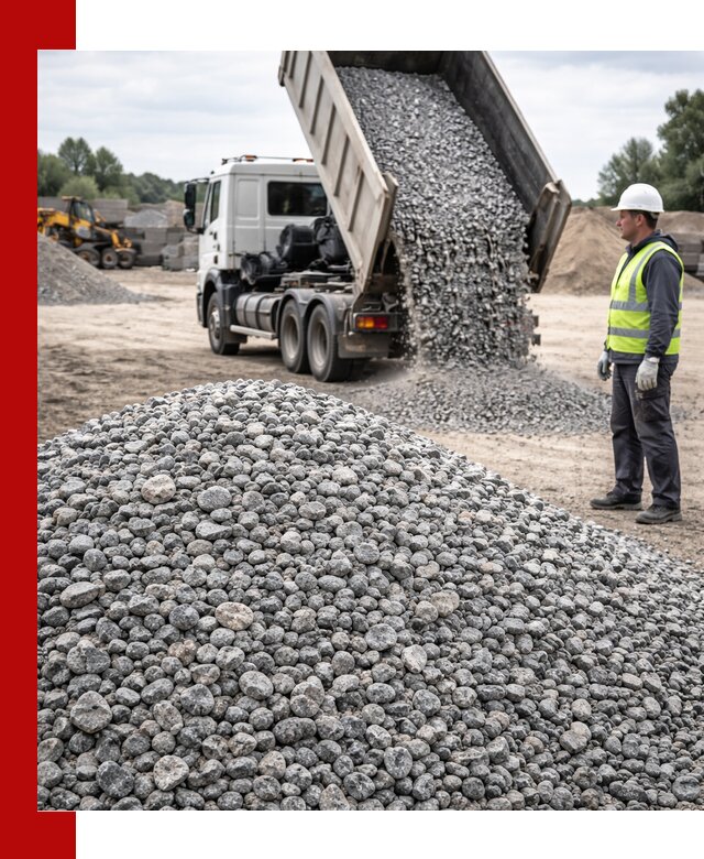 Доставка и продажа гранитного щебня фракции 5-20 в Мичуринске