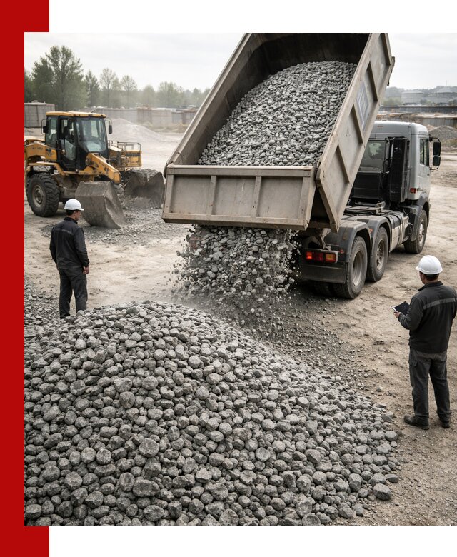Доставка гранитного щебня фракции 20-40 в Мичуринске