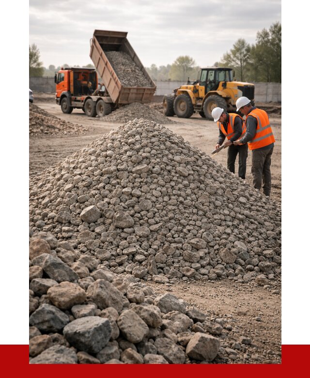 Гранитный щебень фракция 40-70 в Мичуринске от 2589 руб ПРОНЕРУДМчр