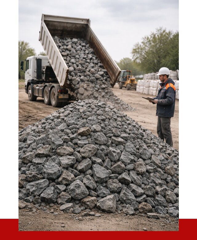 Гранитный щебень фракция 100-200 в Мичуринске от 4349 р. ПРОНЕРУДМчр