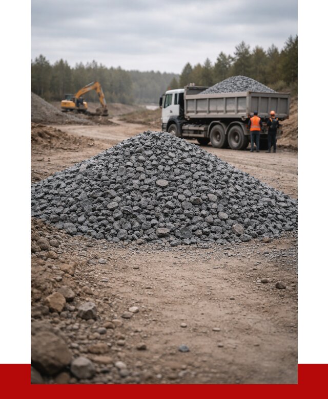 Щебень габбро диабаз фракция 40-70 в Мичуринске от 2278 р-ПРОНЕРУДМчр