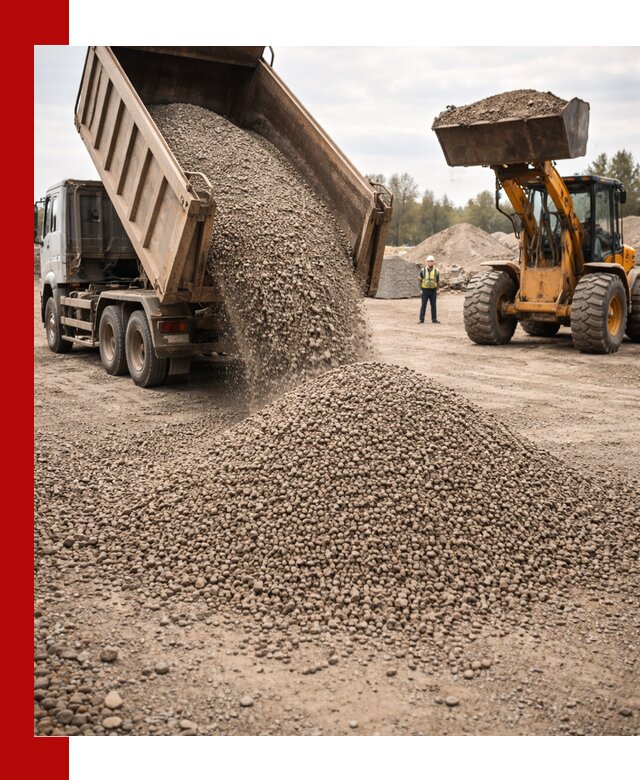 Гравийный щебень фракция 3–10 с доставкой в Мичуринске