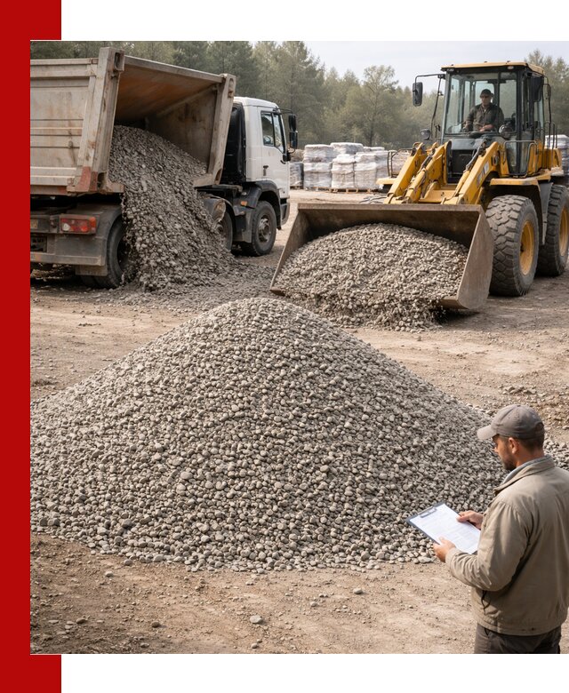 Гравийный щебень фракция 5–10 с доставкой в Мичуринске