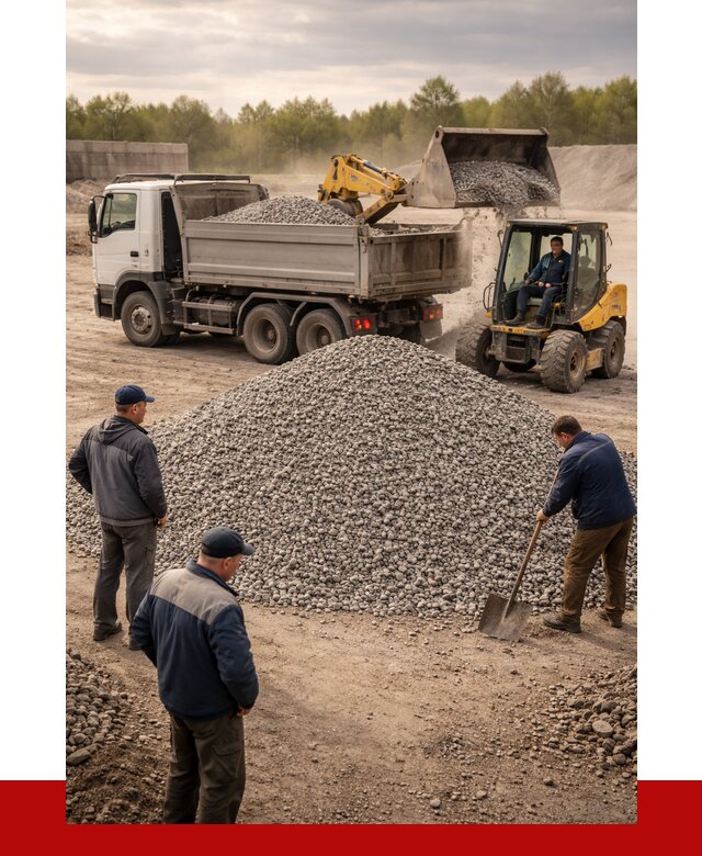 Гравийный щебень фракция 5-20 в Мичуринске от 2485 р. ПРОНЕРУДМчр
