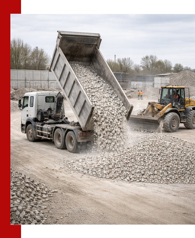 Доставка и продажа известнякового щебня в Мичуринске