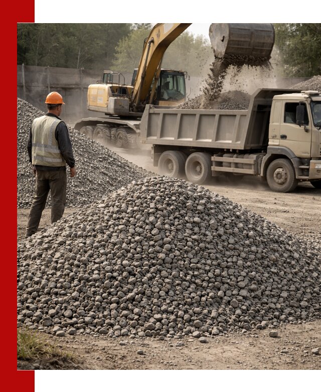 Шлаковый щебень фракция 5-20 с доставкой в Мичуринске