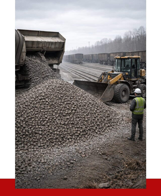 Купить железнодорожный щебень в Мичуринске от 2899 р. | ПРОНЕРУДМчр