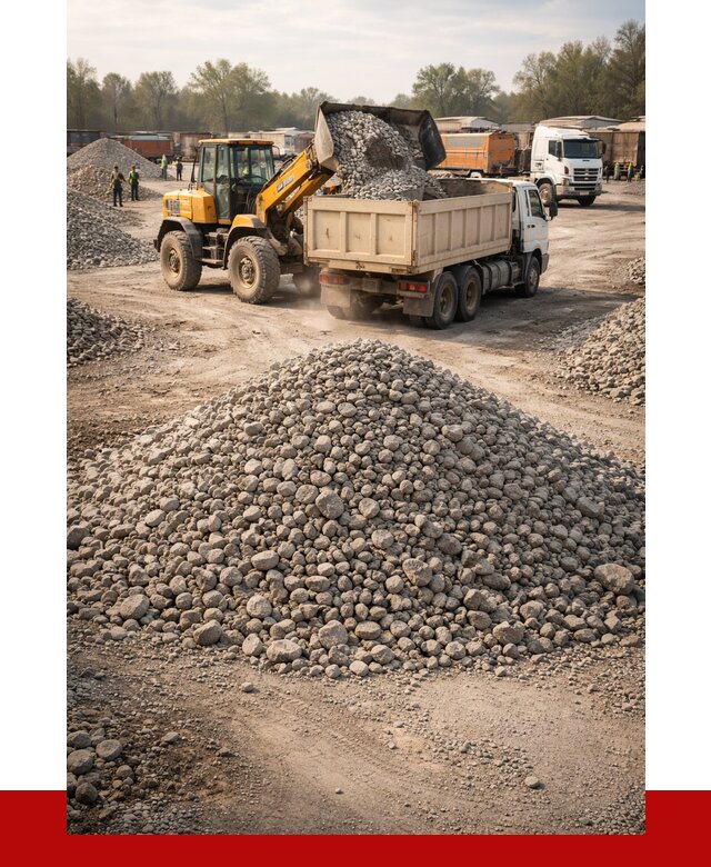 Вторичный щебень фракция 40-70 в Мичуринске от 1802 р, ПРОНЕРУДМчр