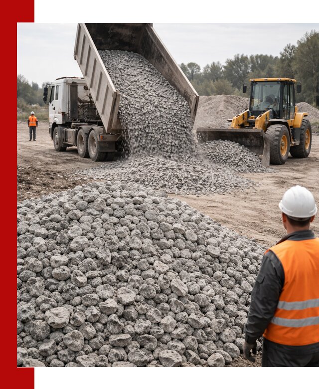 Доставка бетонного щебня фракции 20-40 в Мичуринске