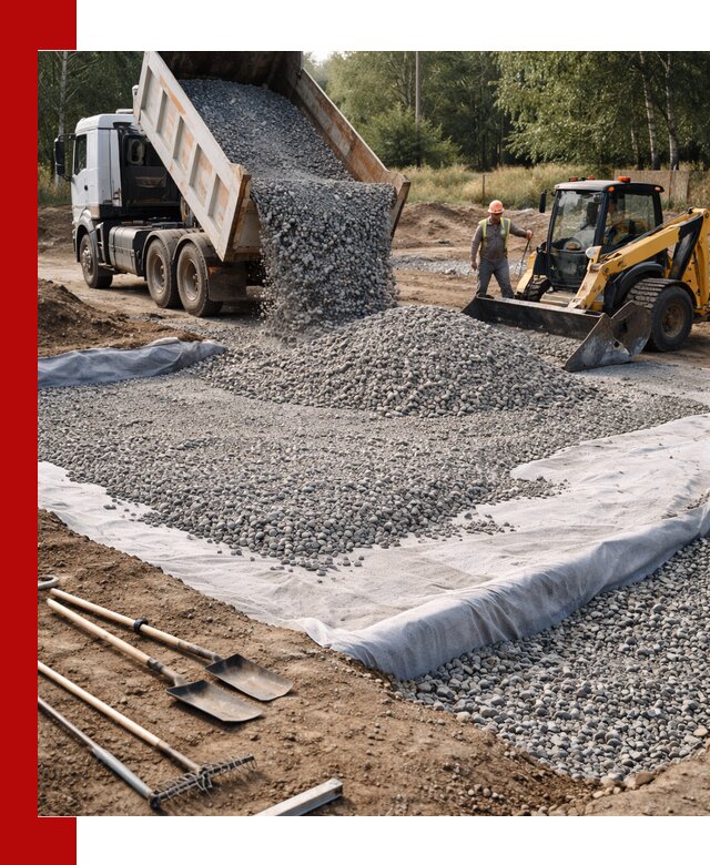 Щебень для фундамента с доставкой в Мичуринске