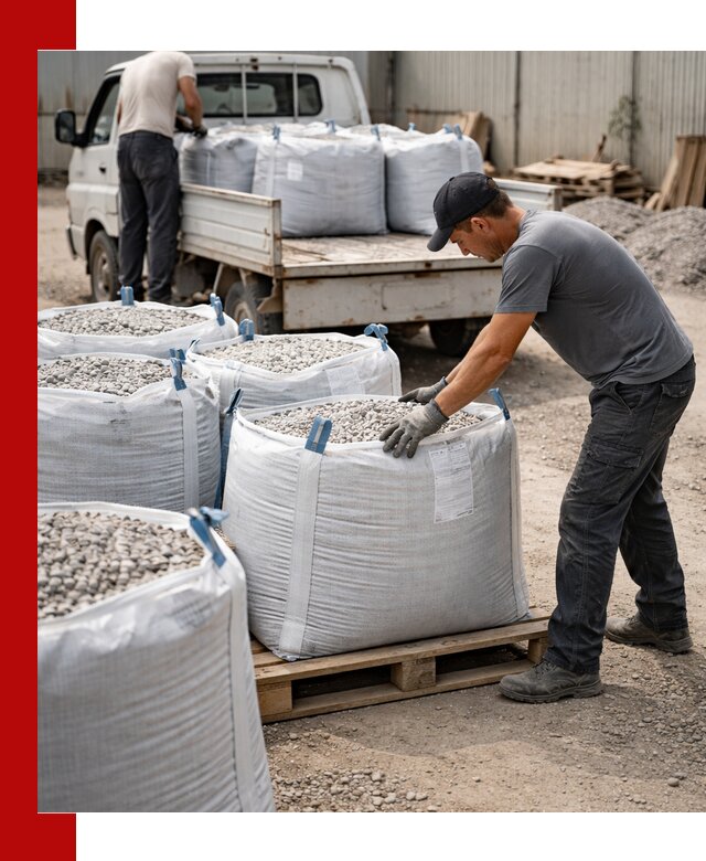 Доставка щебня в мешках по выгодным ценам в Мичуринске