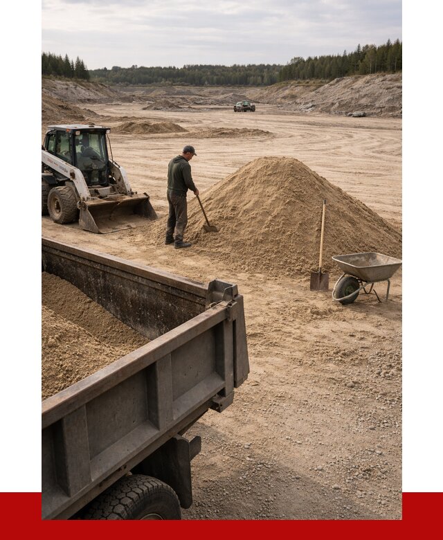 Карьерный песок среднезернистый в Мичуринске, от 2278 р. ПРОНЕРУДМчр