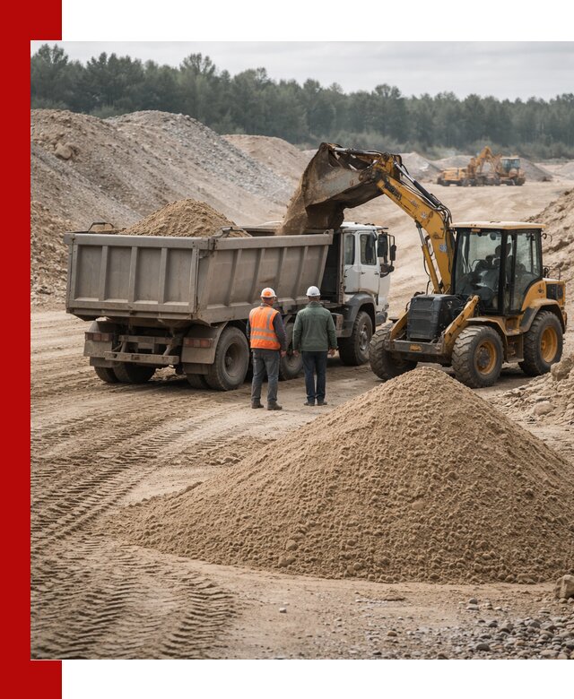Карьерный среднезернистый песок с доставкой в Мичуринске