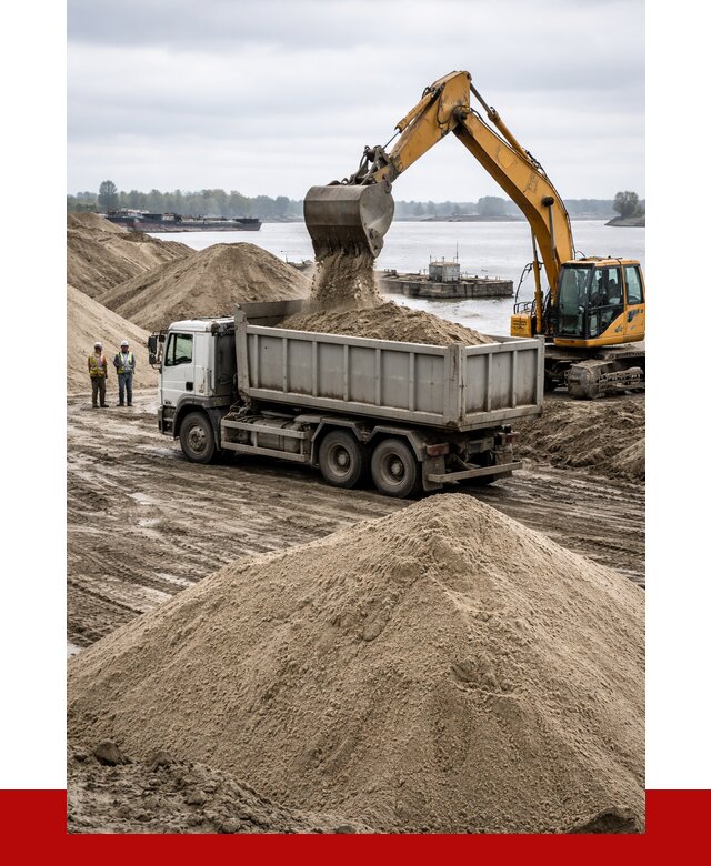 Купить речной песок навалом в Мичуринске от 1864 р., ПРОНЕРУДМчр