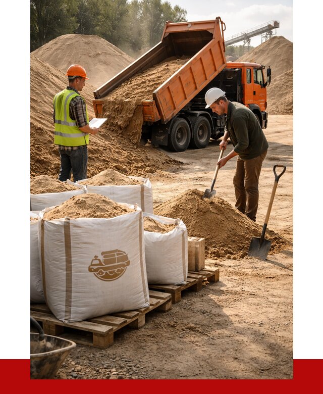 Строительный песок в Мичуринске от 2278 р. с доставкой, ПРОНЕРУДМчр