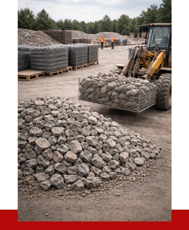 Камень для габионов фракция 70-150 в Мичуринске от 4349 р. | ПРОНЕРУДМчр