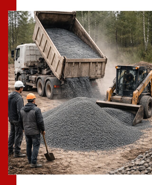 Гранитный отсев 0-5 с доставкой и разгрузкой в Мичуринске