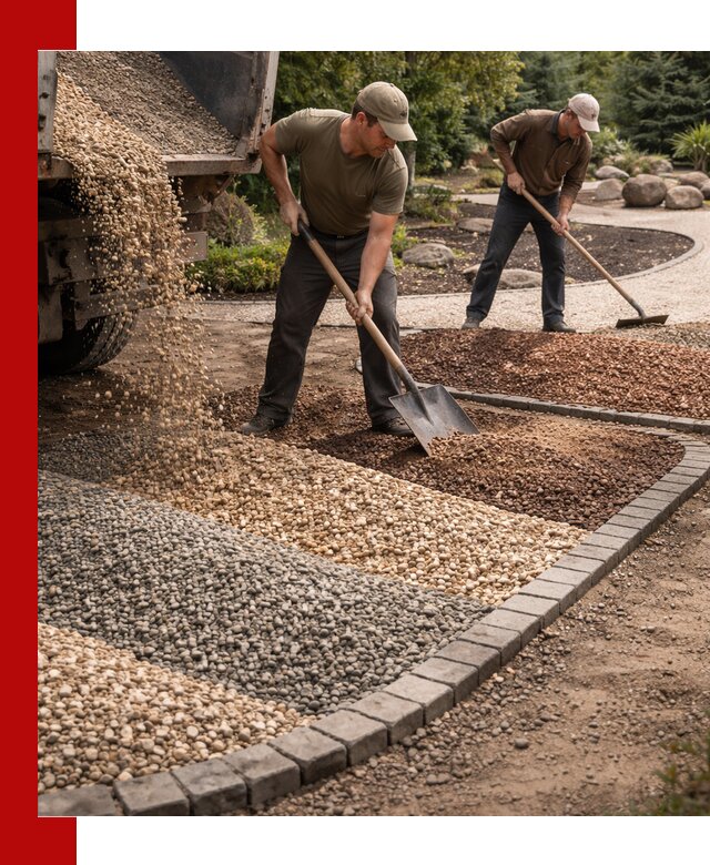 Декоративная крошка для ландшафта в Мичуринске — продажа и доставка