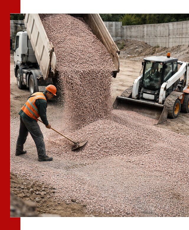 Крошка розовый гранит с доставкой в Мичуринске от производителя