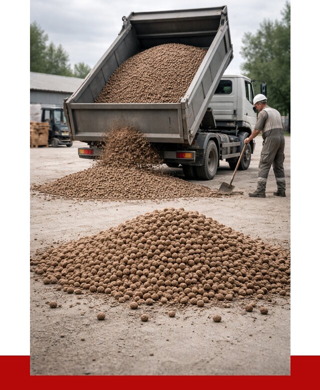 Керамзит с доставкой в Мичуринске от 4349 р. за м3 | ПРОНЕРУДМчр