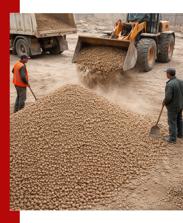 Керамзит фракция 10-20 с доставкой в Мичуринске