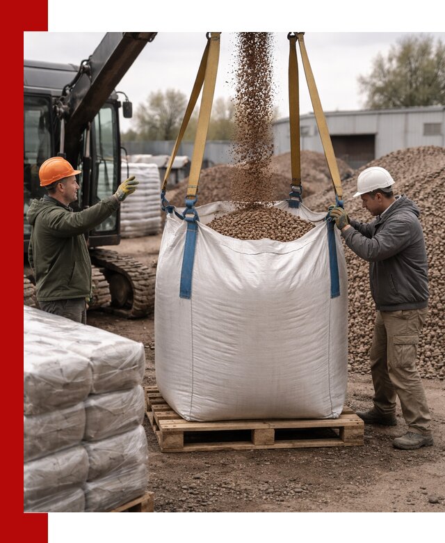 Керамзит в биг-бегах с доставкой в Мичуринске