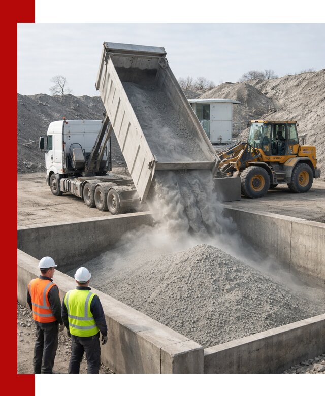 Доставка цемента навалом в Мичуринске крупными партиями