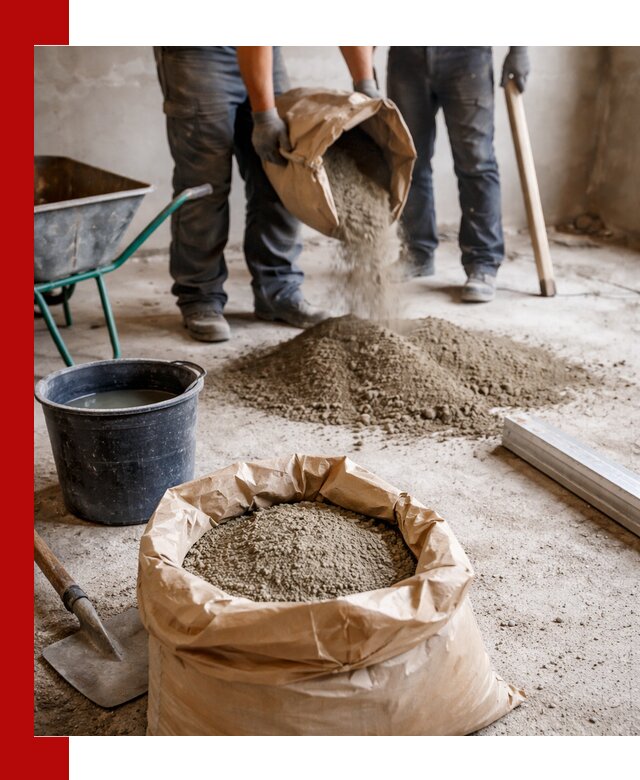 Доставка сухой смеси для стяжки в Мичуринске