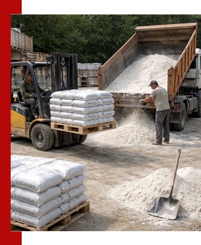 Доставка строительной извести оптом и в розницу в Мичуринске