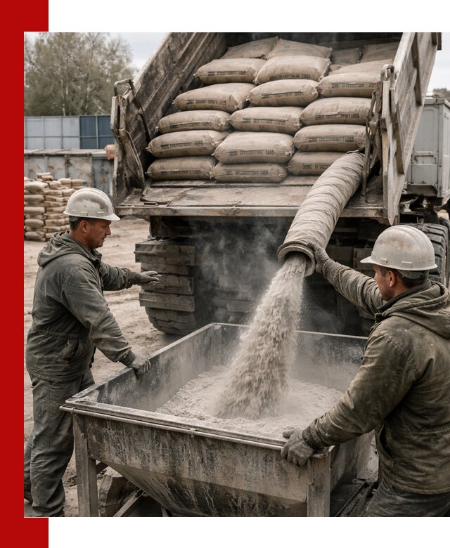 Доставка цемента М400 в Мичуринске оптом и в розницу