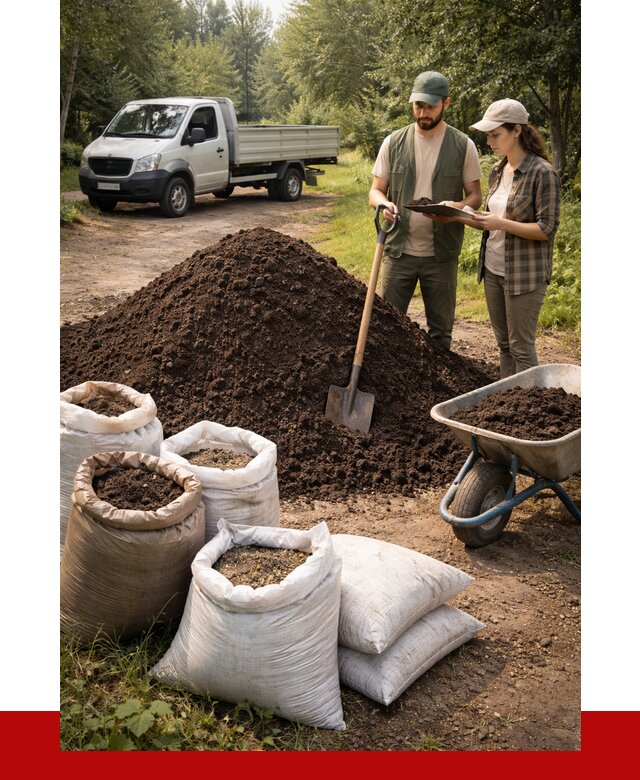 Купить грунт с доставкой в Мичуринске от 4659 р. за м3 | ПРОНЕРУДМчр