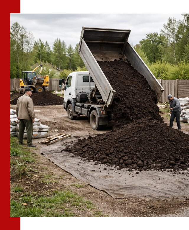 Доставка качественного почвогрунта в Мичуринске оптом и в розницу