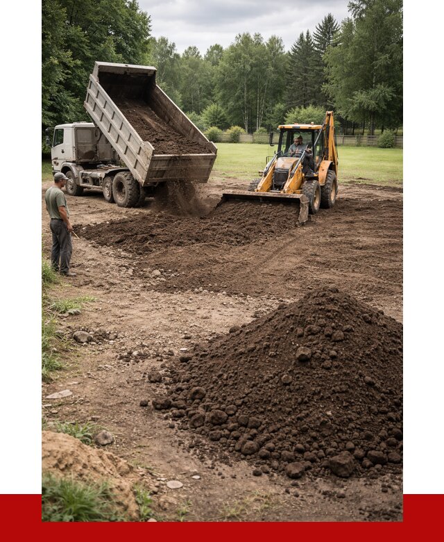 Грунт для выравнивания участка в Мичуринске от 1242 р. | ПРОНЕРУДМчр
