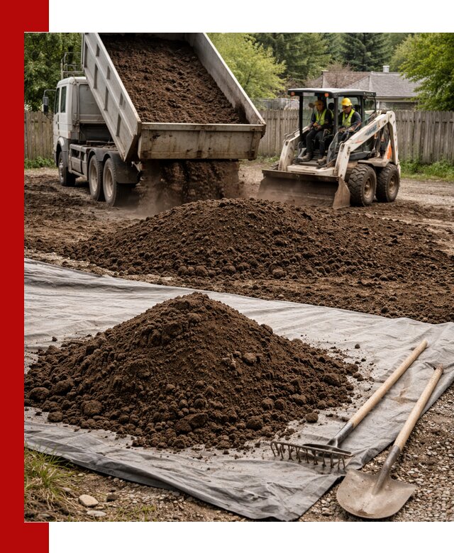 Грунт для отсыпки участка с доставкой в Мичуринске