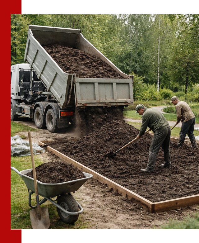 Доставка грунта для озеленения и благоустройства в Мичуринске