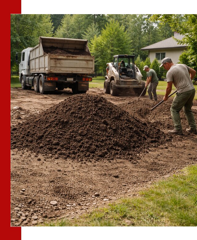 Доставка и укладка грунта для газона в Мичуринске