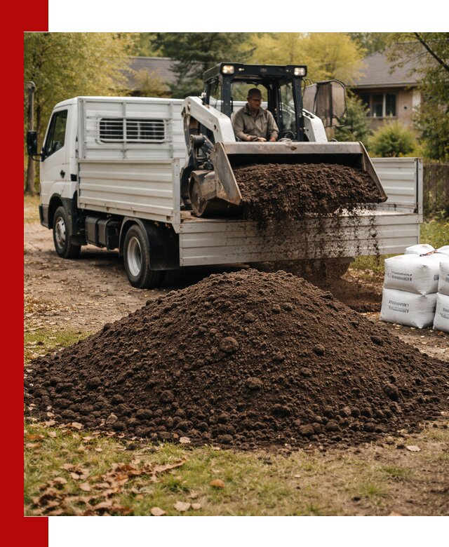 Доставка садовой земли в больших объёмах в Мичуринске