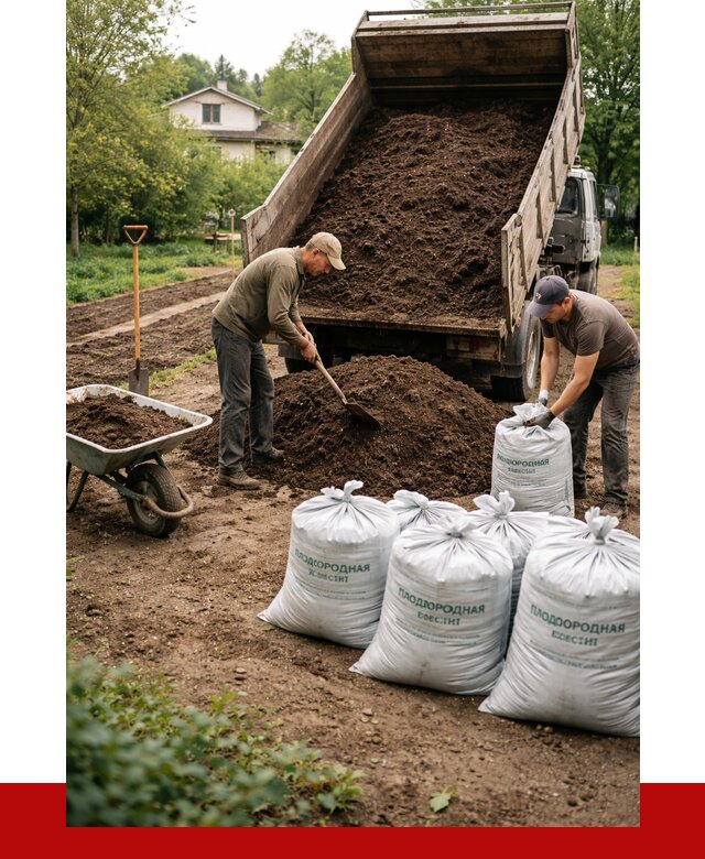 Плодородная смесь в Мичуринске от 4349 р./куб с доставкой | ПРОНЕРУДМчр