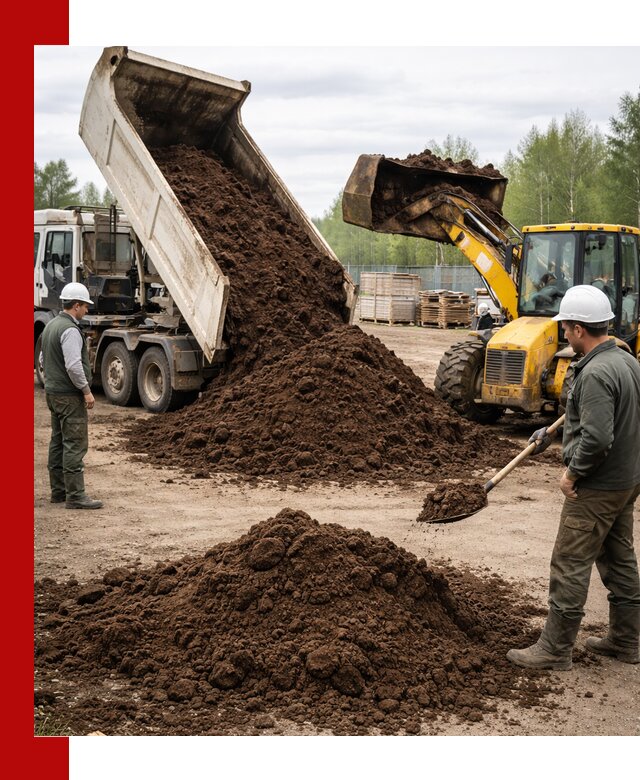 Доставка торфа оптом и в мешках в Мичуринске