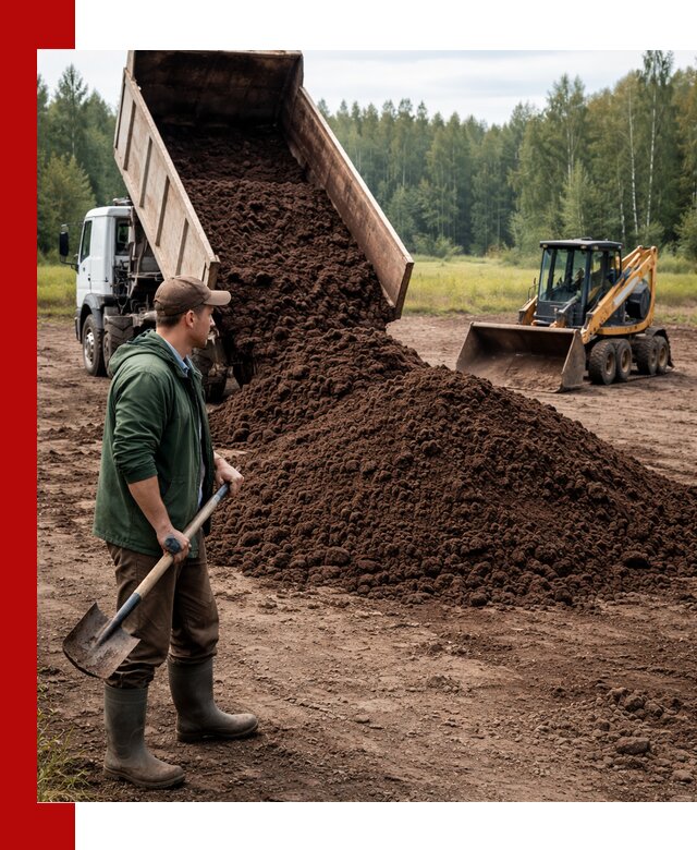 Купить верховой торф с доставкой в Мичуринске для садоводства и растений