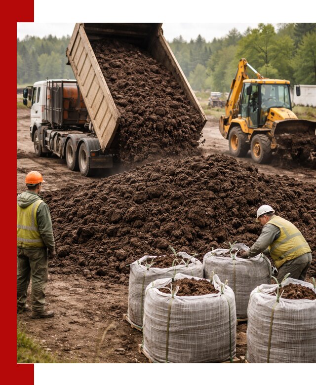 Доставка нейтрального торфа в Мичуринске оптом и в розницу