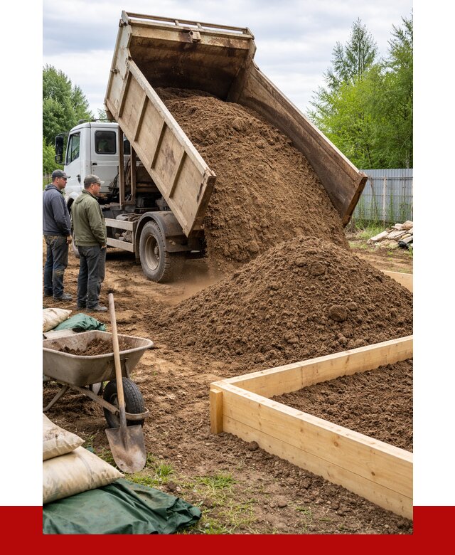 Торфо песчаная смесь в Мичуринске с доставкой от 1915 р. | ПРОНЕРУДМчр