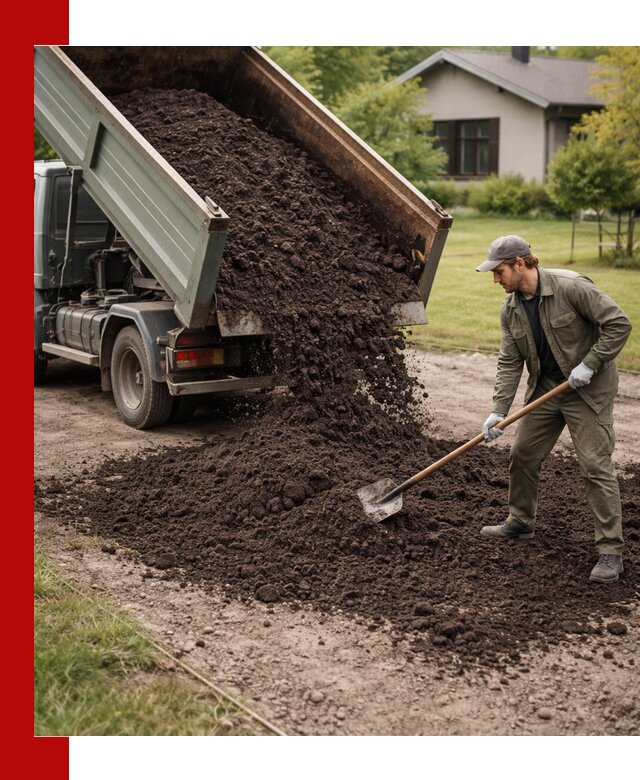 Чернозем для газона с доставкой в Мичуринске быстро и качественно