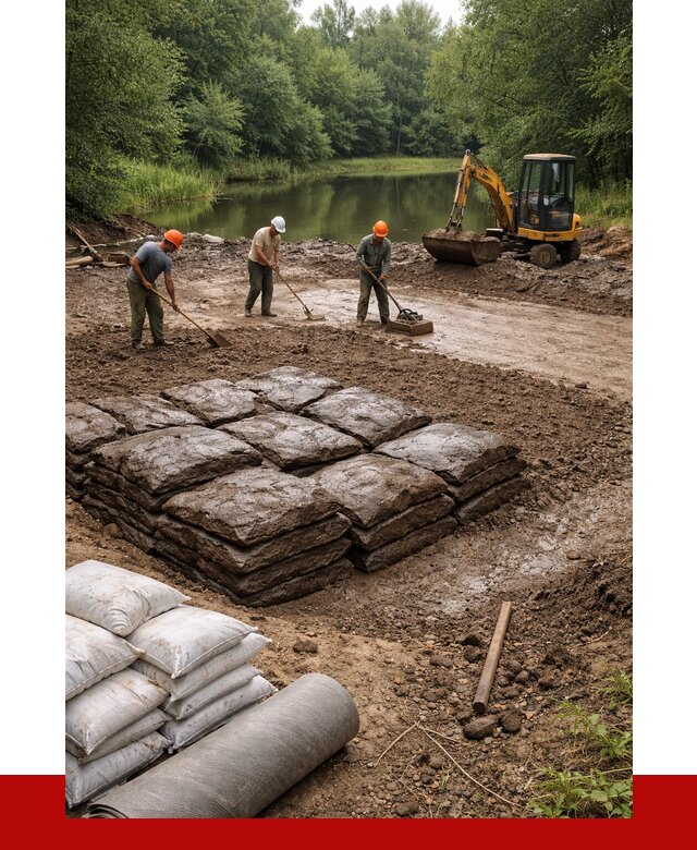 Купить глину для пруда в Мичуринске от 4659 р. с доставкой | ПРОНЕРУДМчр