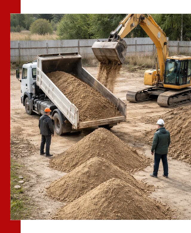 Доставка супеси вагонными и автопартиями в Мичуринске