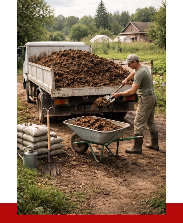 Купить коровий навоз с доставкой в Мичуринске от 1864 р. | ПРОНЕРУДМчр