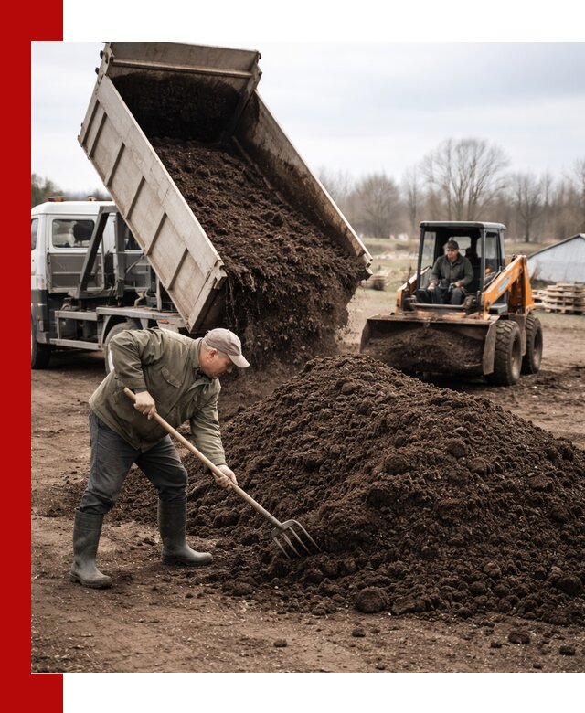 Доставка и продажа перегноя в Мичуринске быстро и дешево