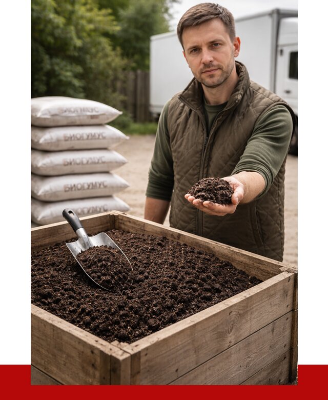 Купить биогумус в Мичуринске с доставкой от 8801 р. за куб | ПРОНЕРУДМчр