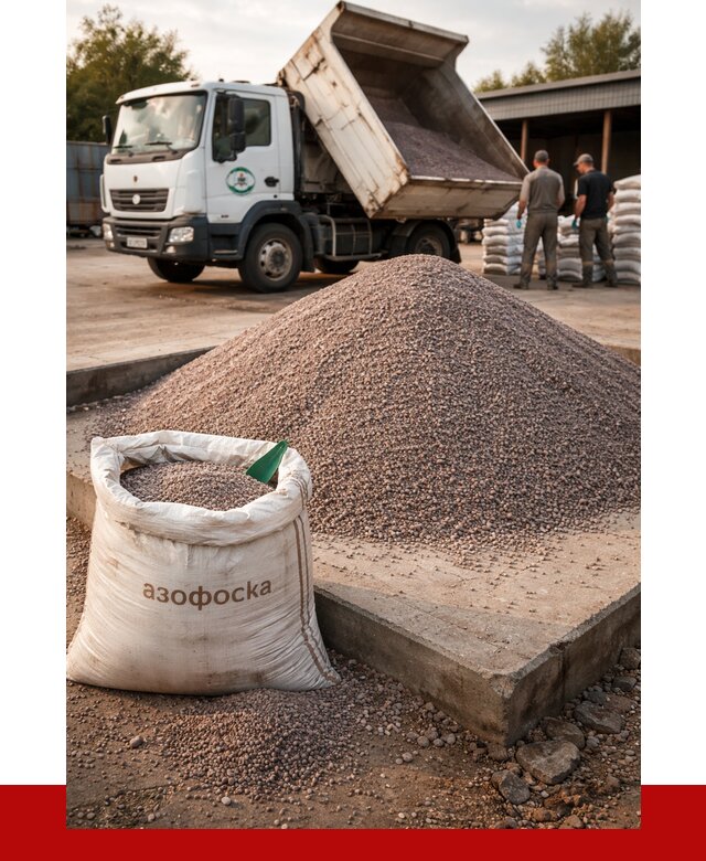 Купить азофоска в Мичуринске с доставкой от 1242 р. за куб | ПРОНЕРУДМчр